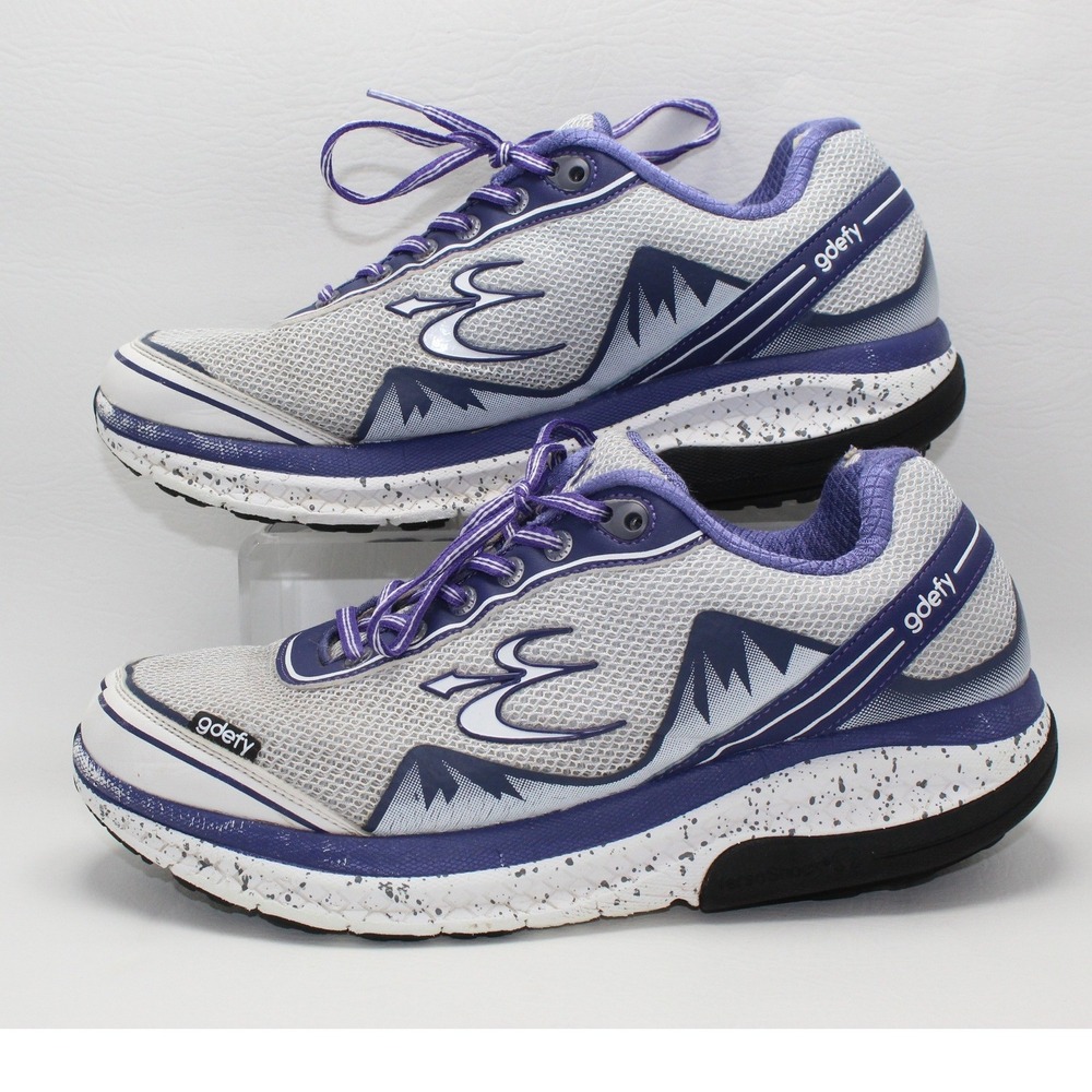 Gravity Defyer G-Defy Ion Womens 11 Purple White‎ Running Shoes TB9024FWP-W